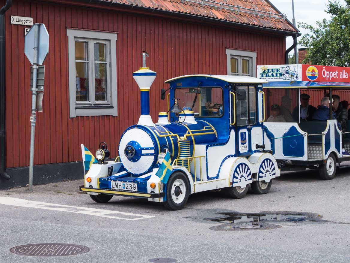 Blå tåget i Trosa